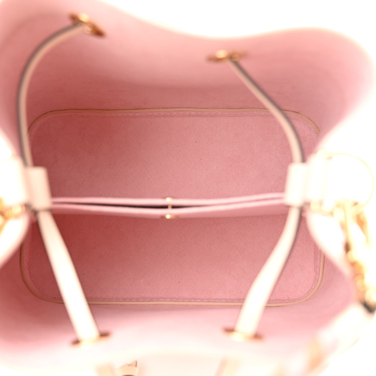 Louis Vuitton Damier Azur Braided Neonoe BB Pink 5 of 10
