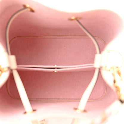 Louis Vuitton Damier Azur Braided Neonoe BB Pink 5 of 10