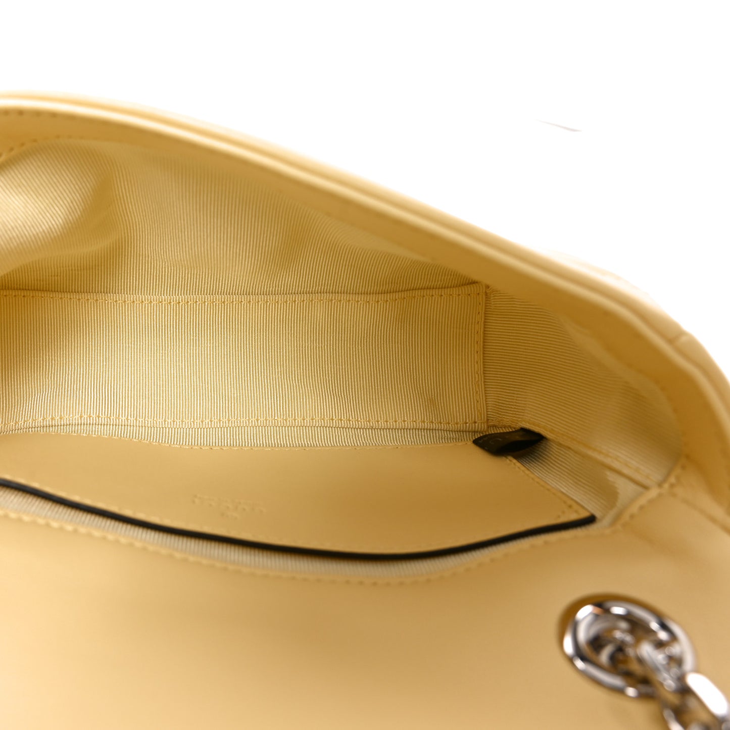 Lambskin Matelasse Small GG Marmont Shoulder Bag Yellow
