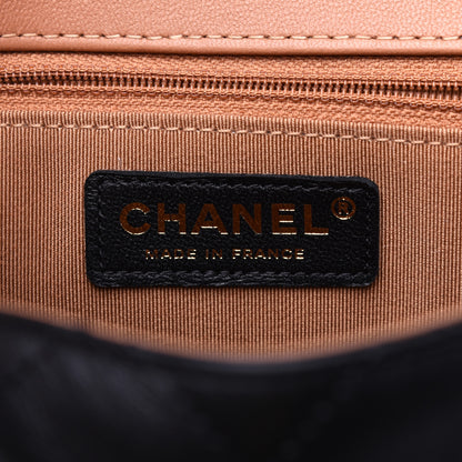 Chanel Lambskin Mixed Fibers Quilted Cocovado Flap Black 8 of 13