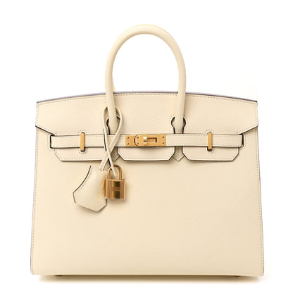 Hermes Epsom Birkin Sellier 25 Nata 1 of 11