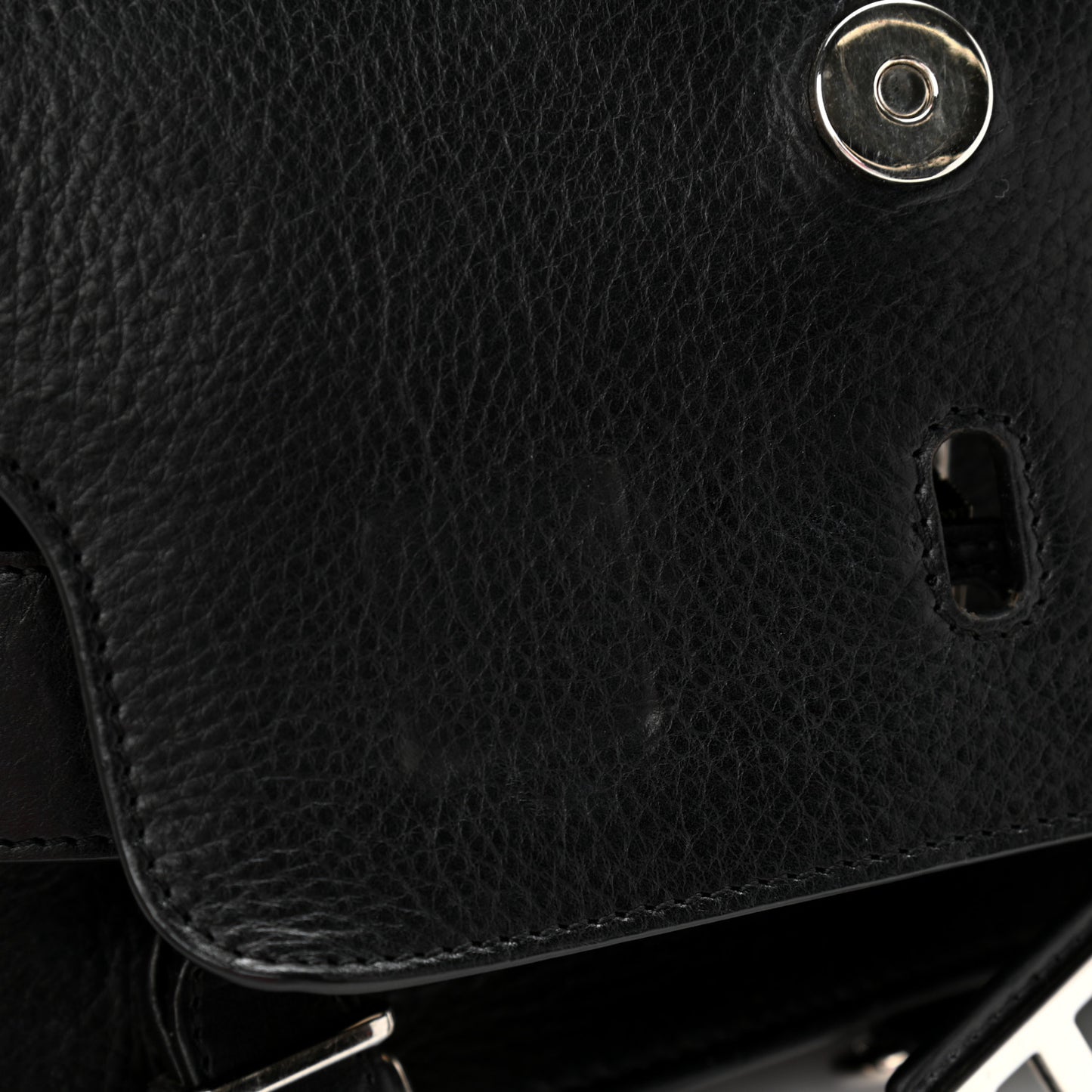 Calfskin PS11 Classic Shoulder Bag Black