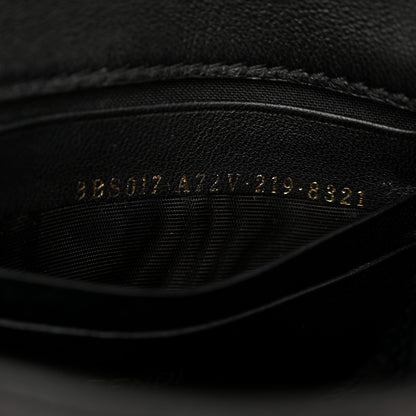 Fendi Nappa FF 1974 Embossed Mini Baguette Black 7 of 10