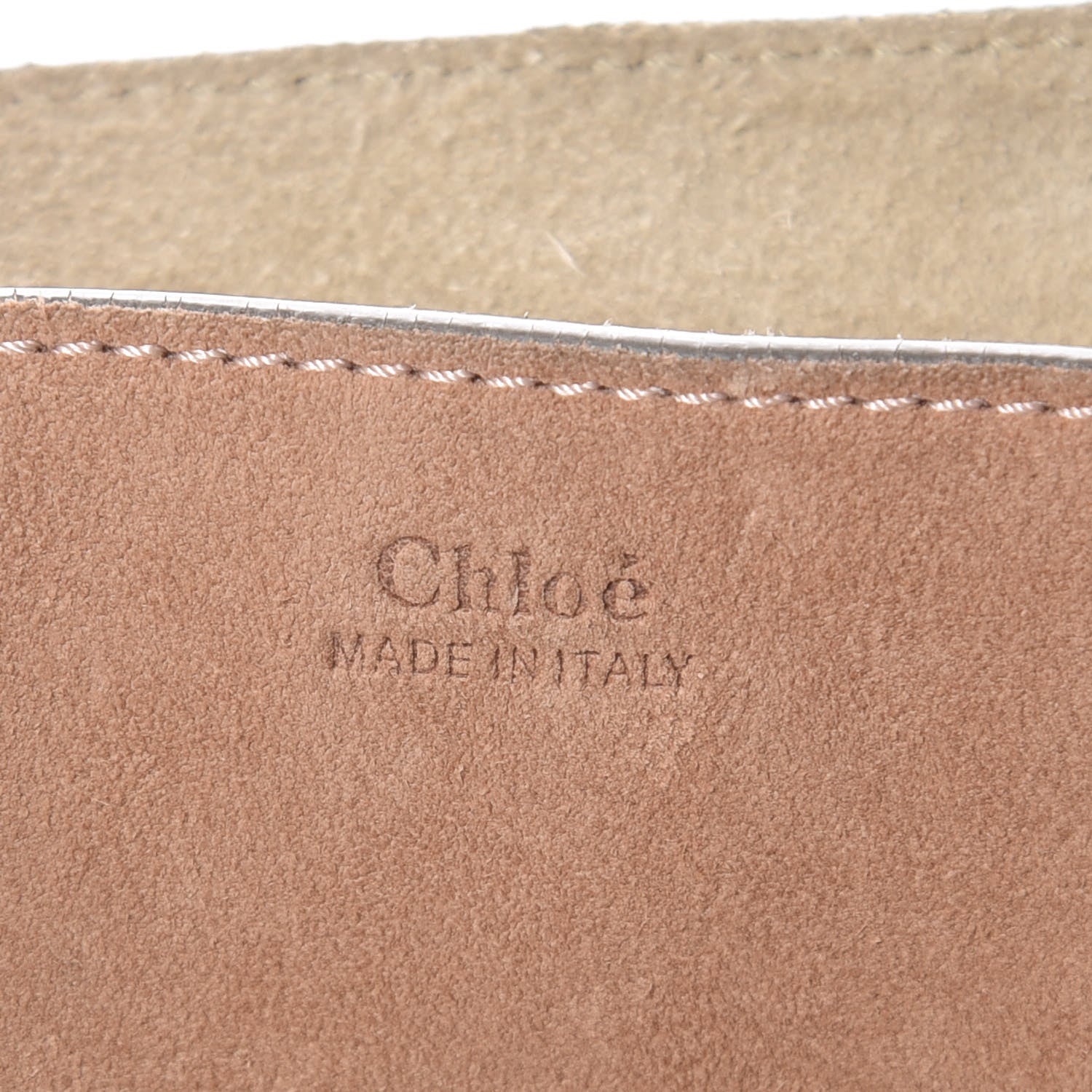 Chloe Suede Smooth Calfskin Drew Shoulder Bag Misty Rose 8 of 11