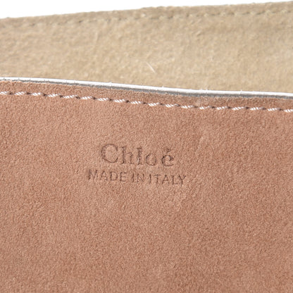Chloe Suede Smooth Calfskin Drew Shoulder Bag Misty Rose 8 of 11