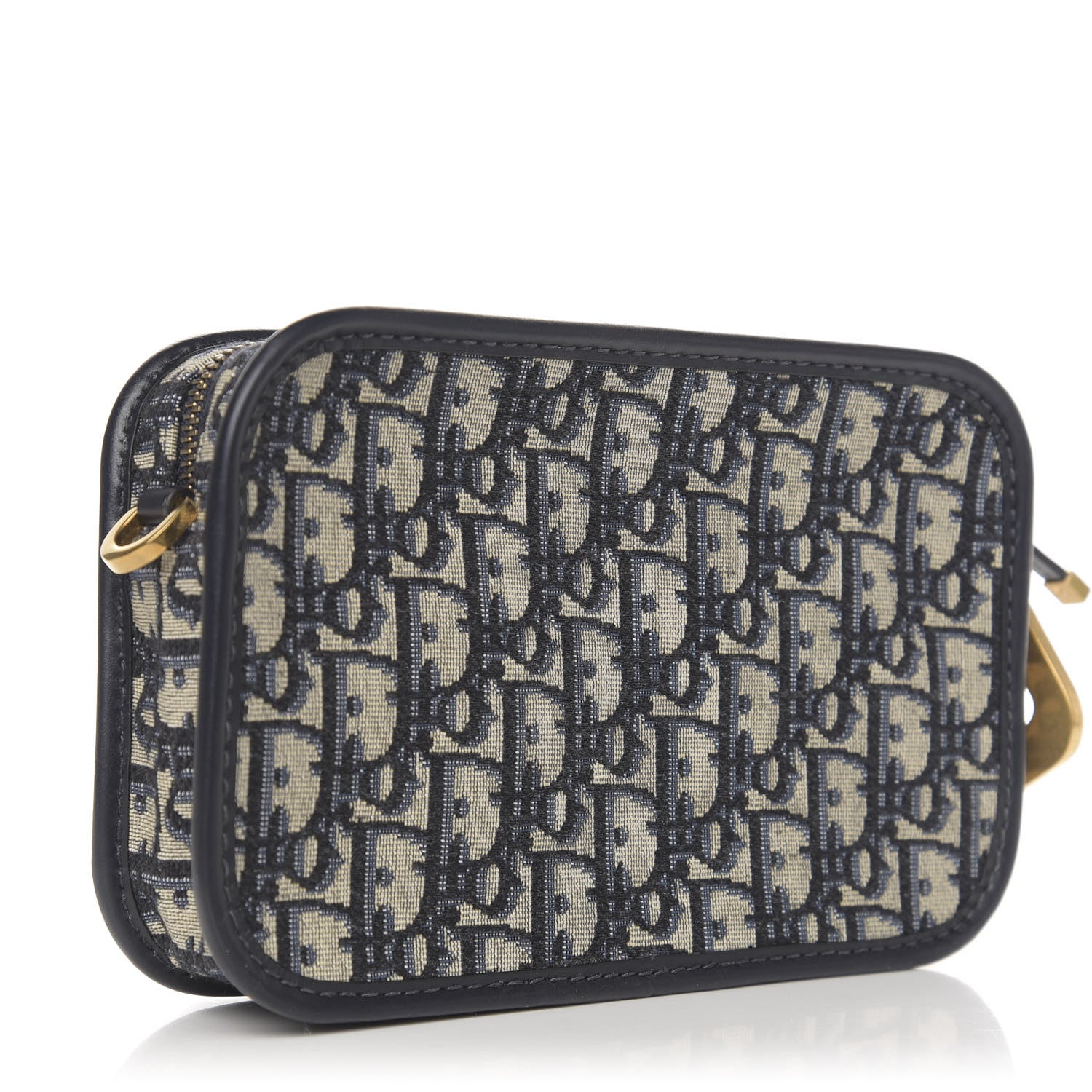 Christian Dior Oblique Diorquake Clutch Blue 3 of 7