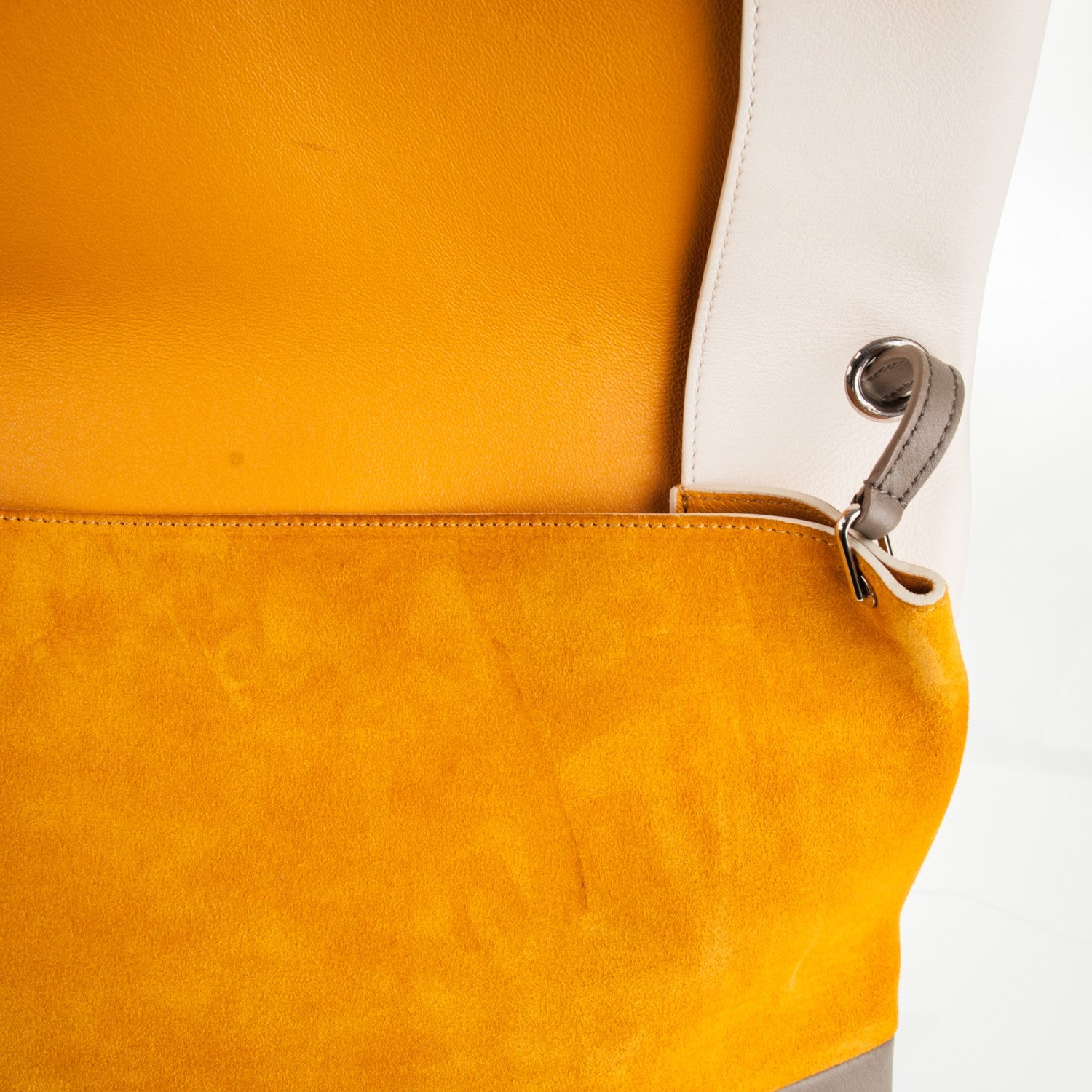 Celine Calfskin All Soft Shoulder Bag Cream 10 of 10