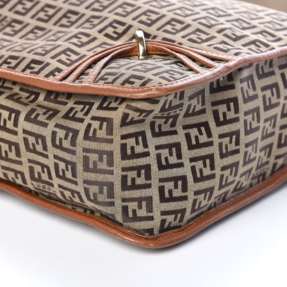 Fendi Zucchino Crossbody Messenger Brown 8 of 8