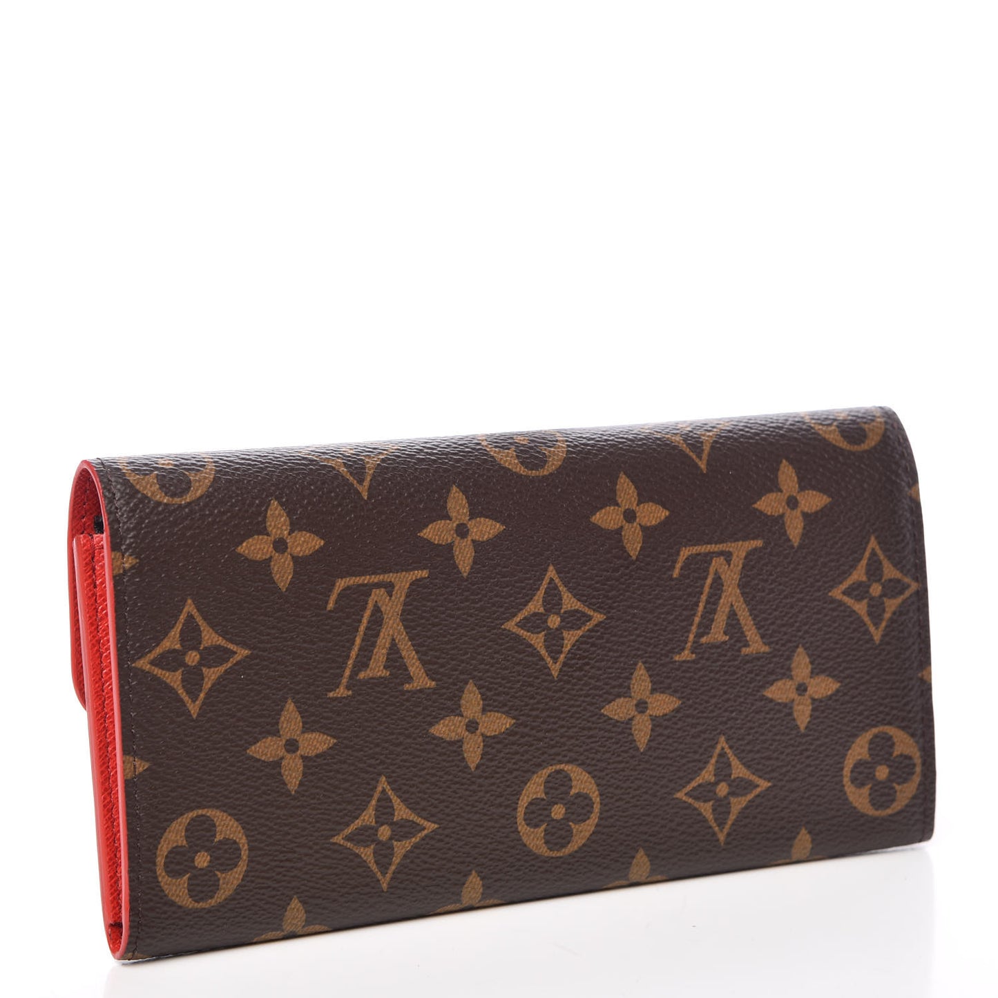 Monogram Bloom Flower Emilie Wallet Coquelicot