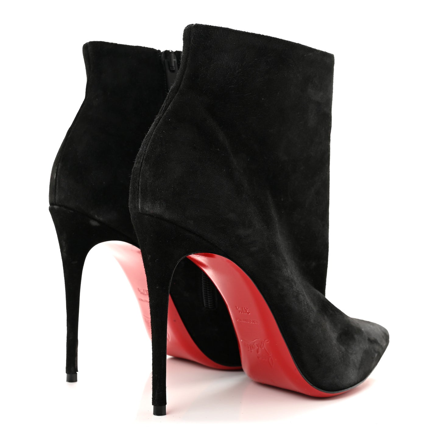 Suede So Kate Booty 100 Ankle Boots 37.5 Black