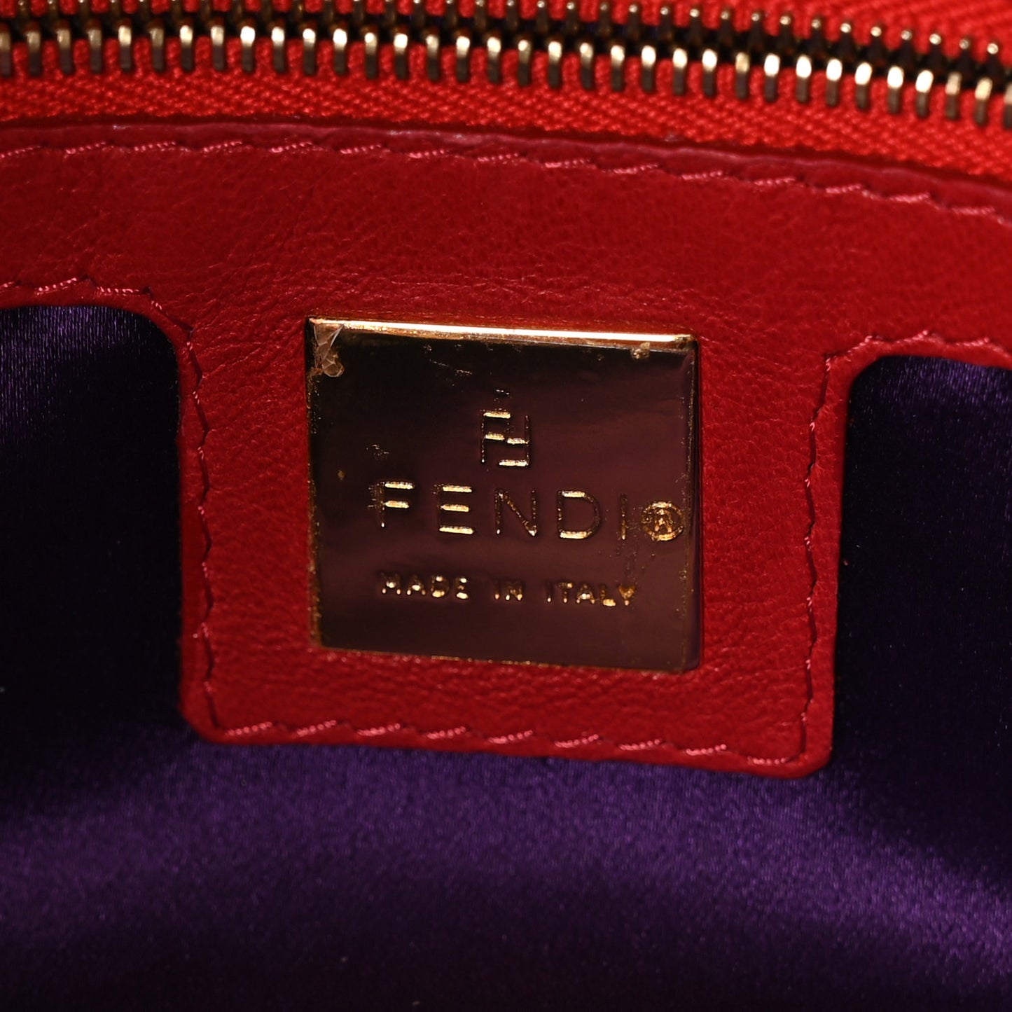 Suede Baguette Red