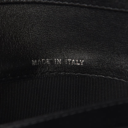 Chanel Patent Quilted Zip Pocket Wallet Black 6 of 7