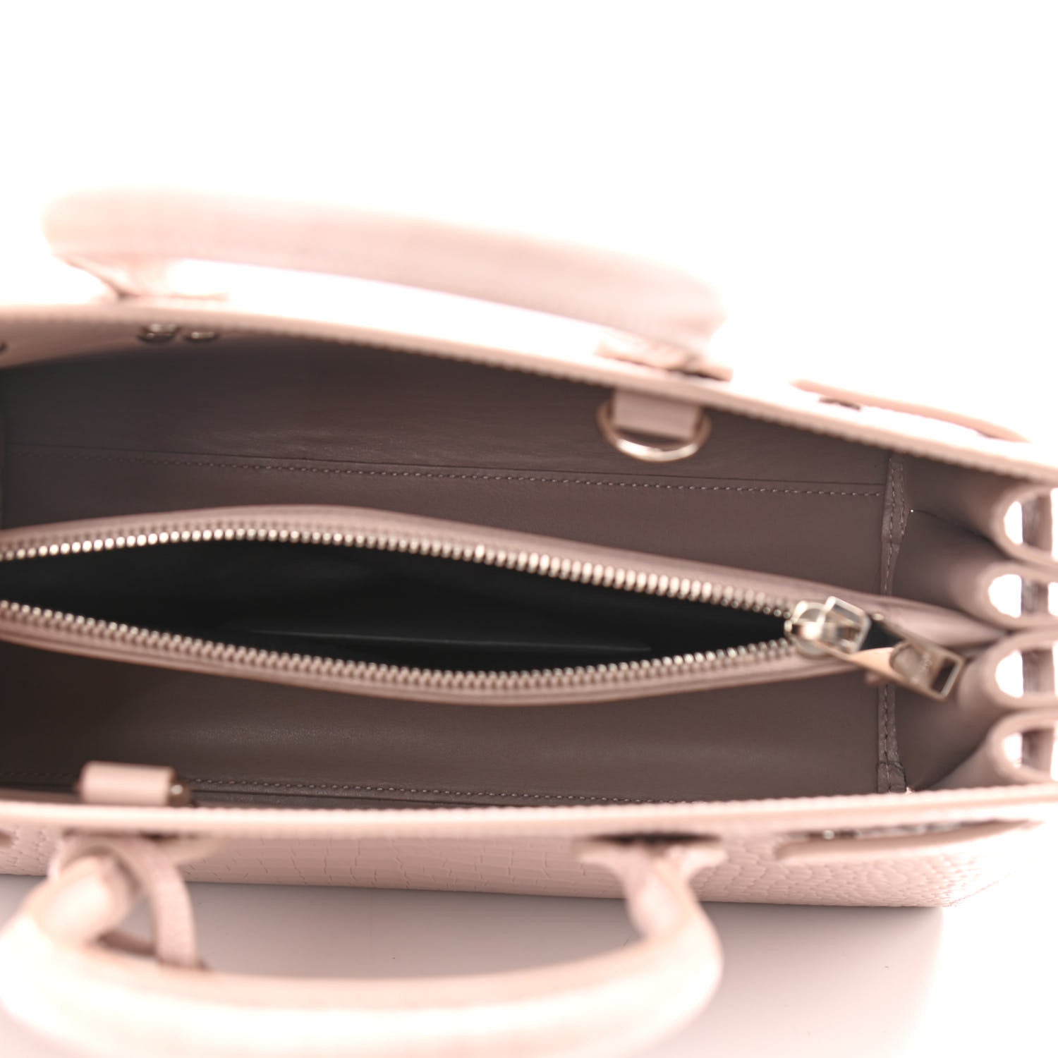 Saint Laurent Calfskin Crocodile Embossed Baby Sac De Jour Rose Antic 5 of 10