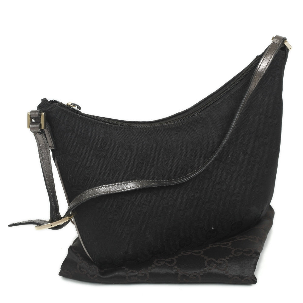 Gucci Monogram Small Shoulder Bag Black 9 of 9