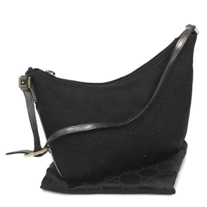 Gucci Monogram Small Shoulder Bag Black 9 of 9