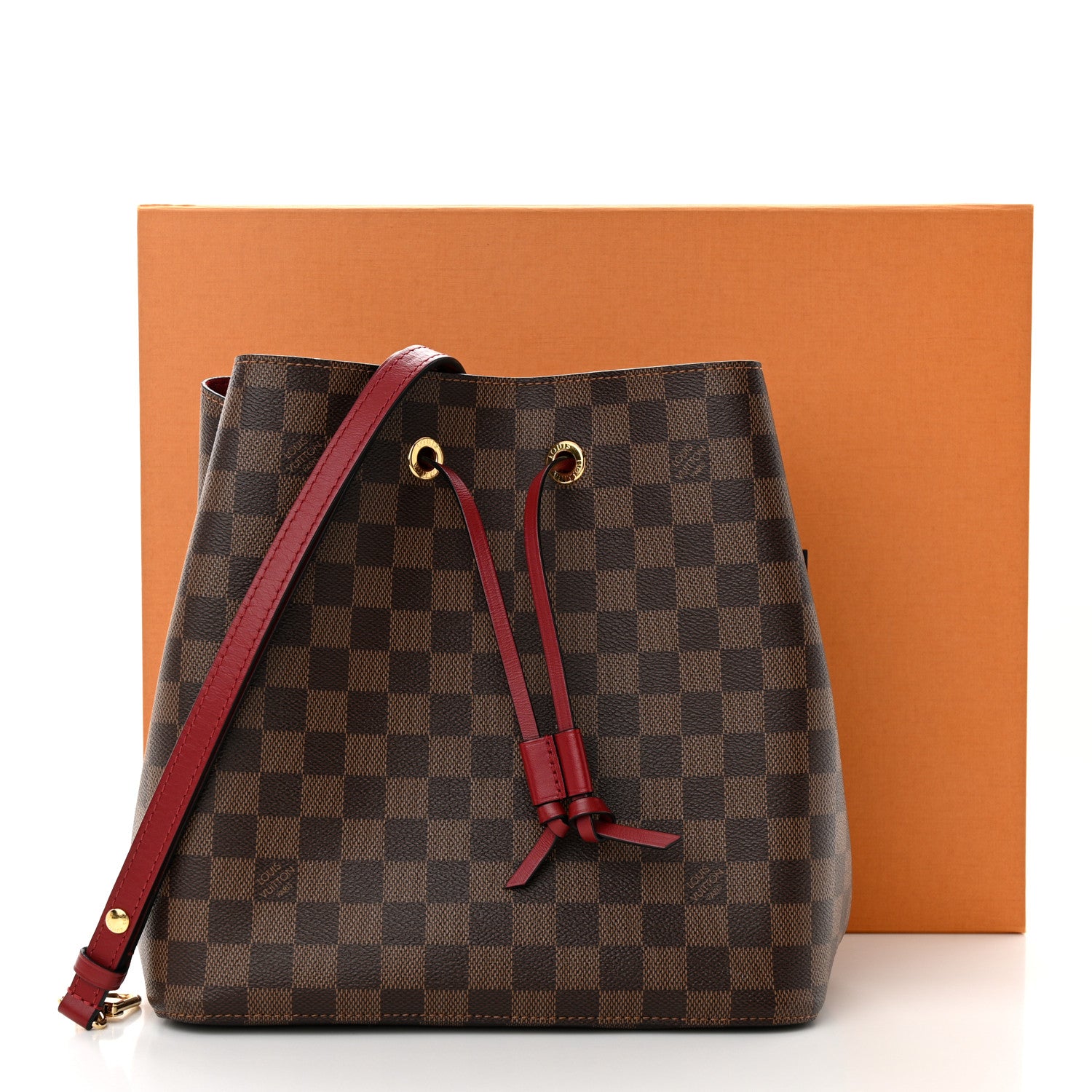 Louis Vuitton Damier Ebene Neonoe MM Cherry Berry 1480446