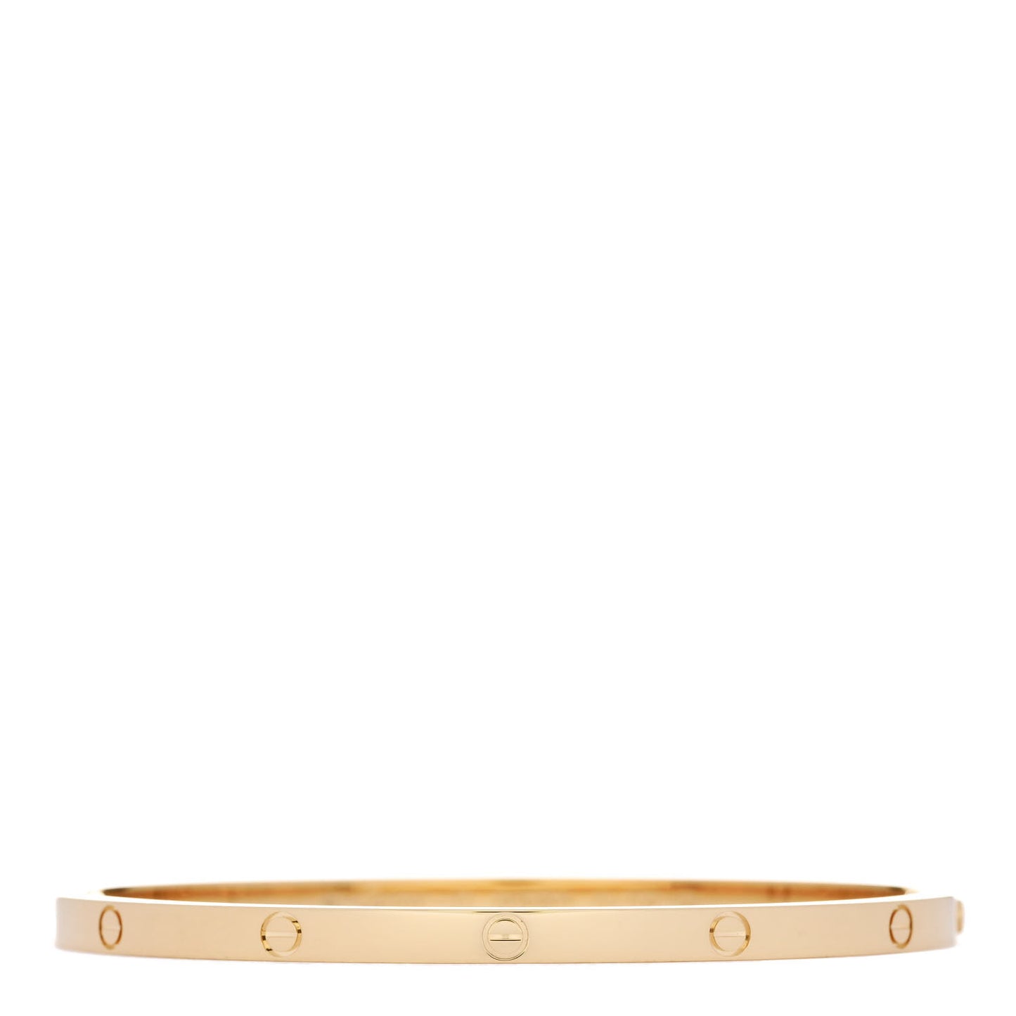 18K Yellow Gold Small LOVE Bracelet 17