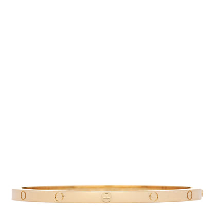 Cartier 18K Yellow Gold Small LOVE Bracelet 17 1 of 8