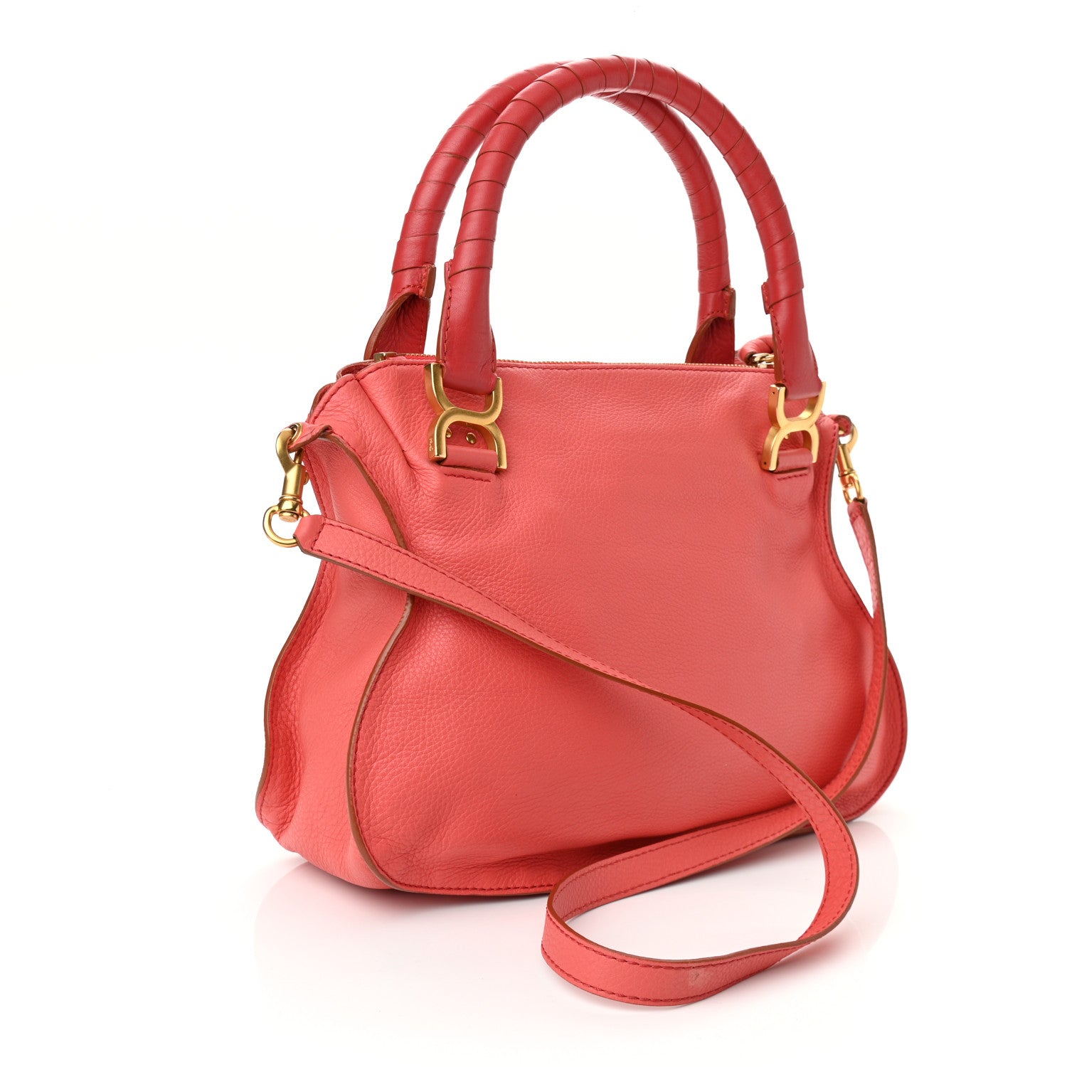 Chloe Calfskin Medium Marcie Satchel Paradise Pink 3 of 10