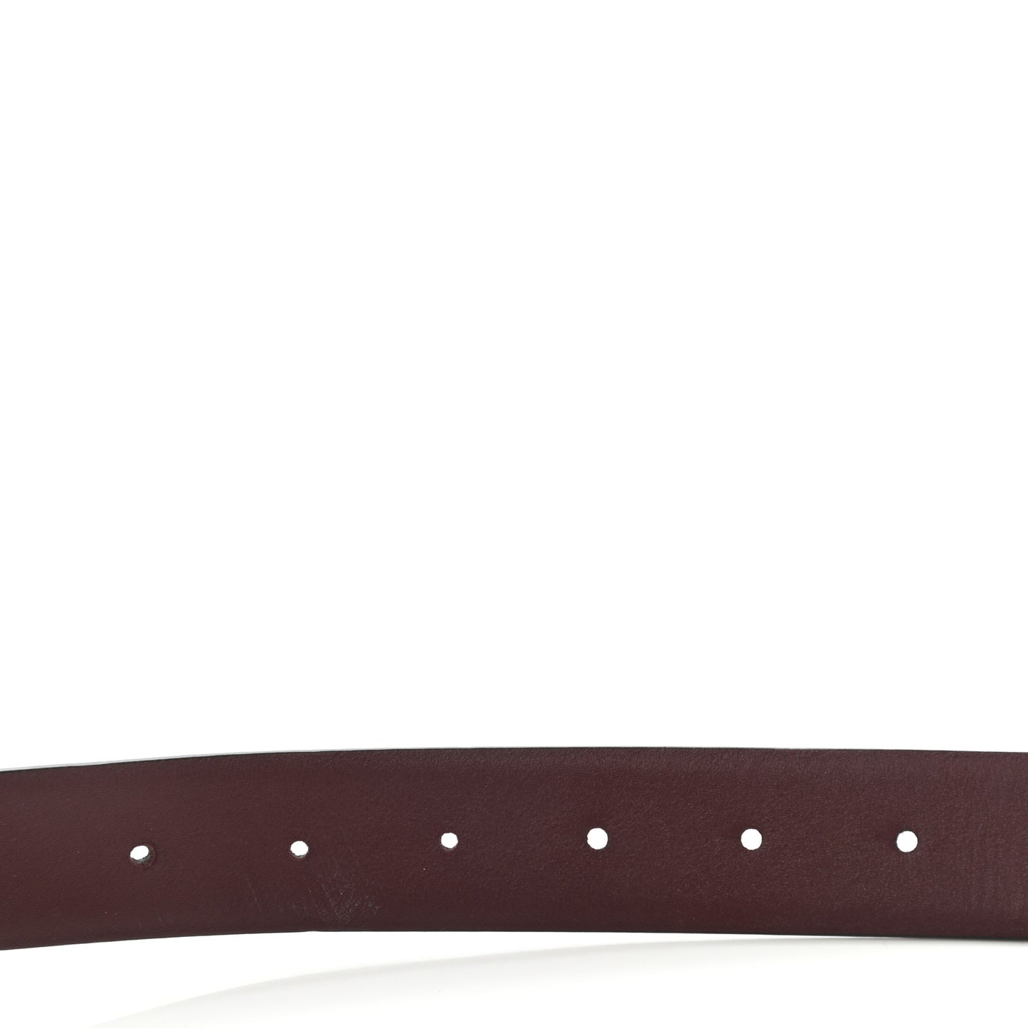 Calfskin CC Reversible Belt 90 Black Burgundy