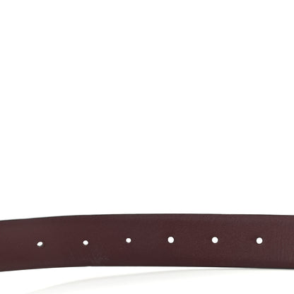 Chanel Calfskin CC Reversible Belt 90 Black Burgundy 4 of 6