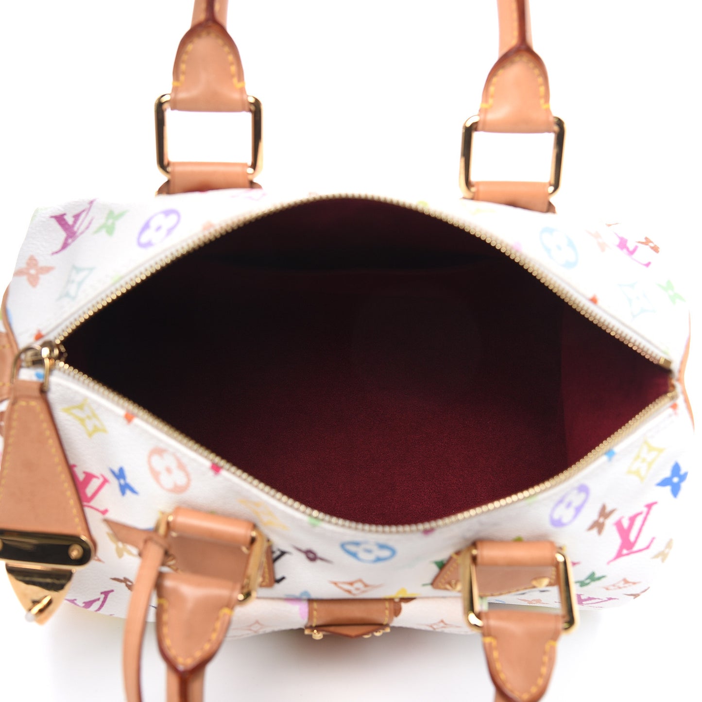 Monogram Multicolor Speedy 30 White