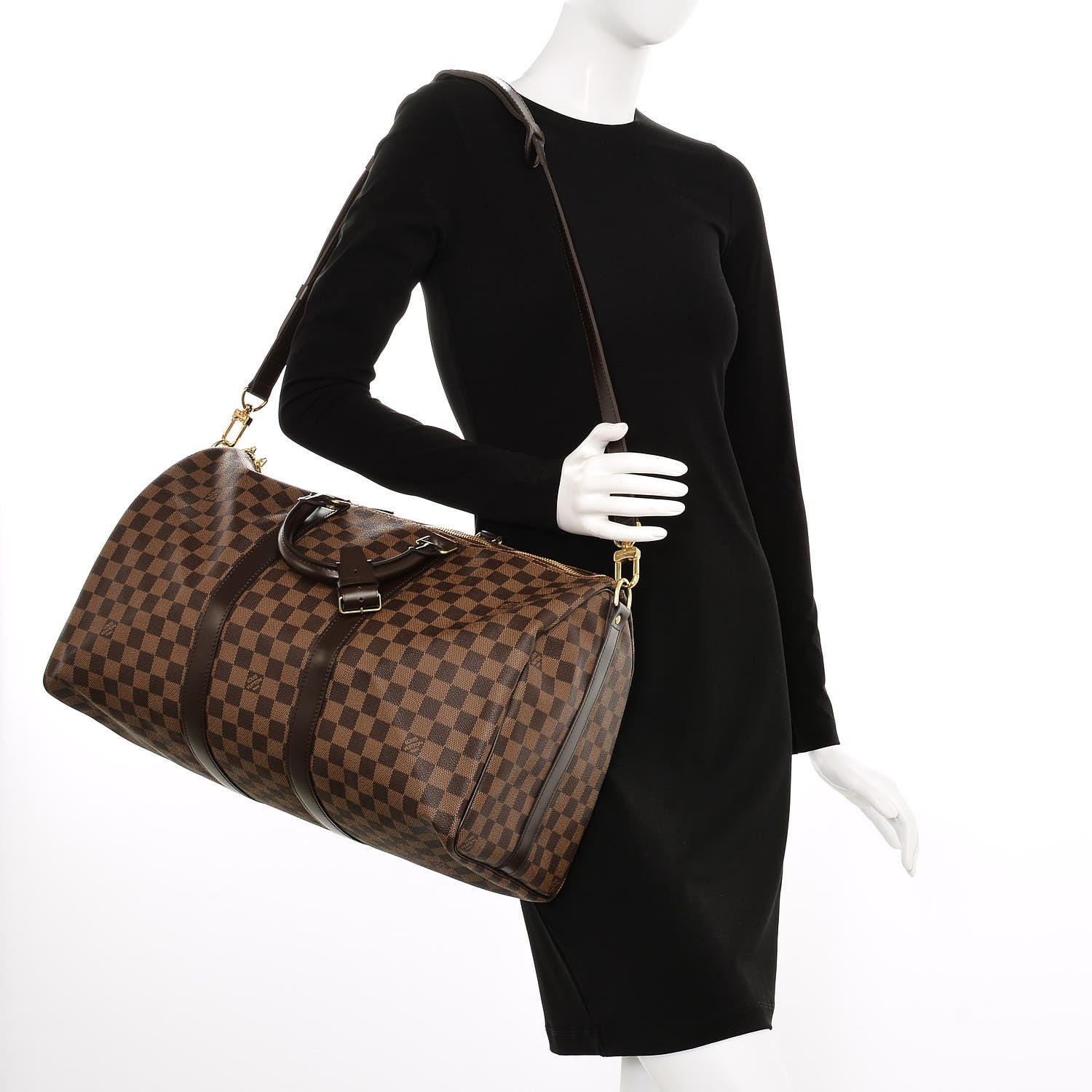 Louis Vuitton Damier Ebene Keepall Bandouliere 45 2 of 8