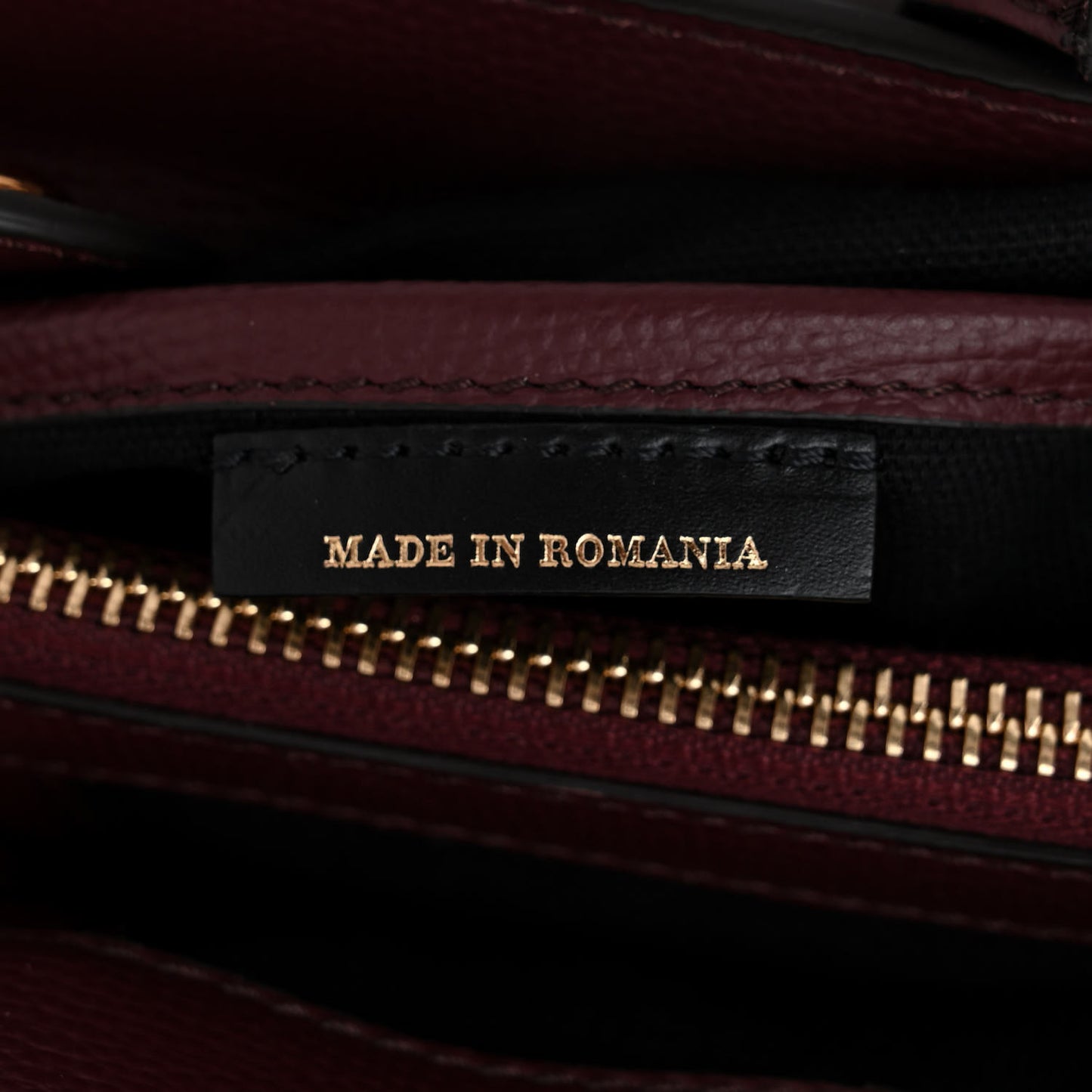 Derby Calfskin House Check Medium Banner Tote Mahogany Red