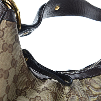 Gucci Monogram Medium Interlocking Hobo Dark Brown 12 of 12