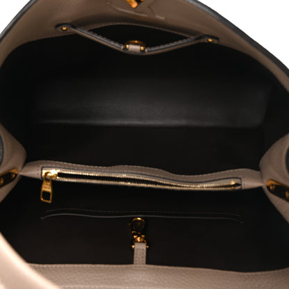 Louis Vuitton Taurillon Capucines MM Galet Galet 5 of 11