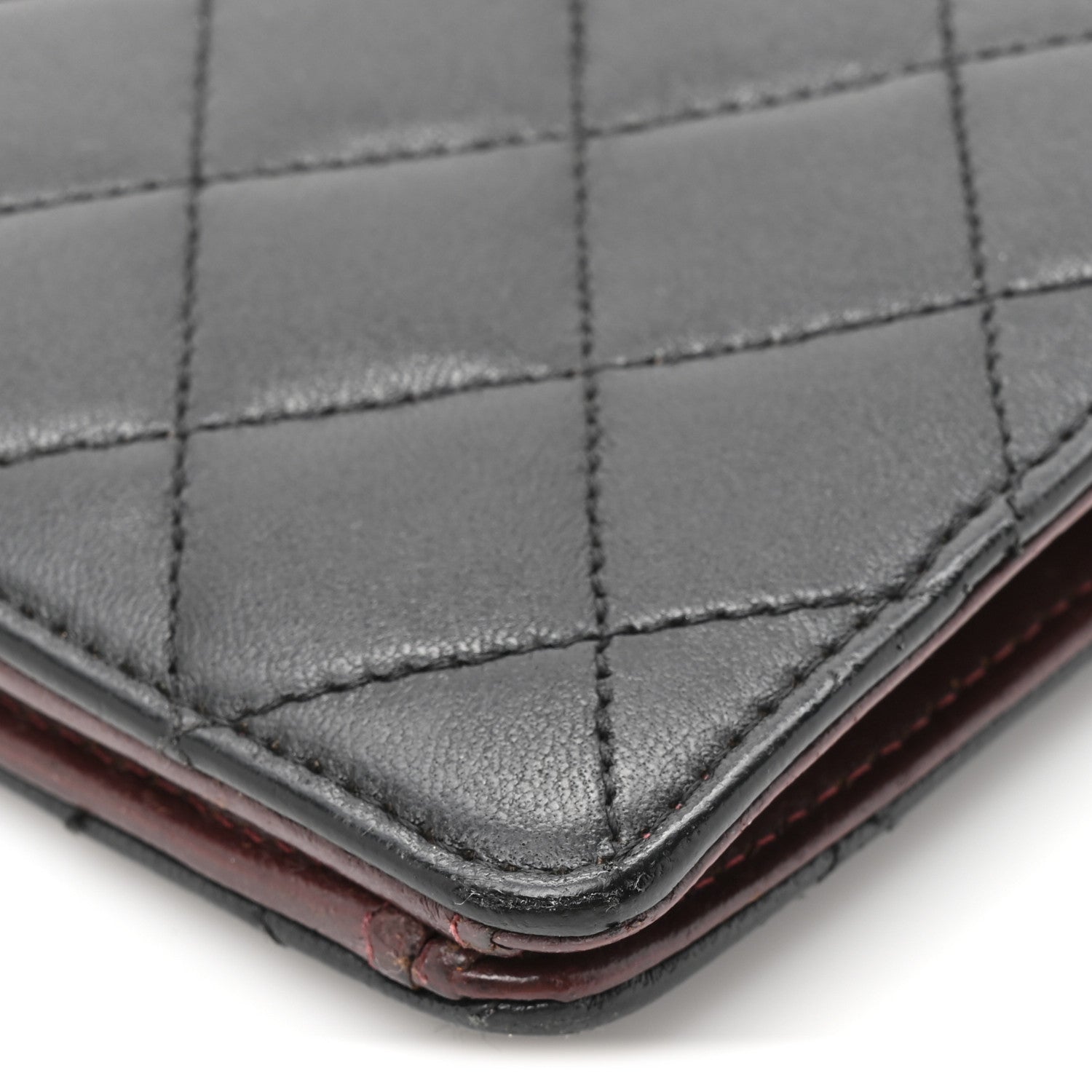 Chanel Lambskin Quilted Yen Wallet Black 12 of 14