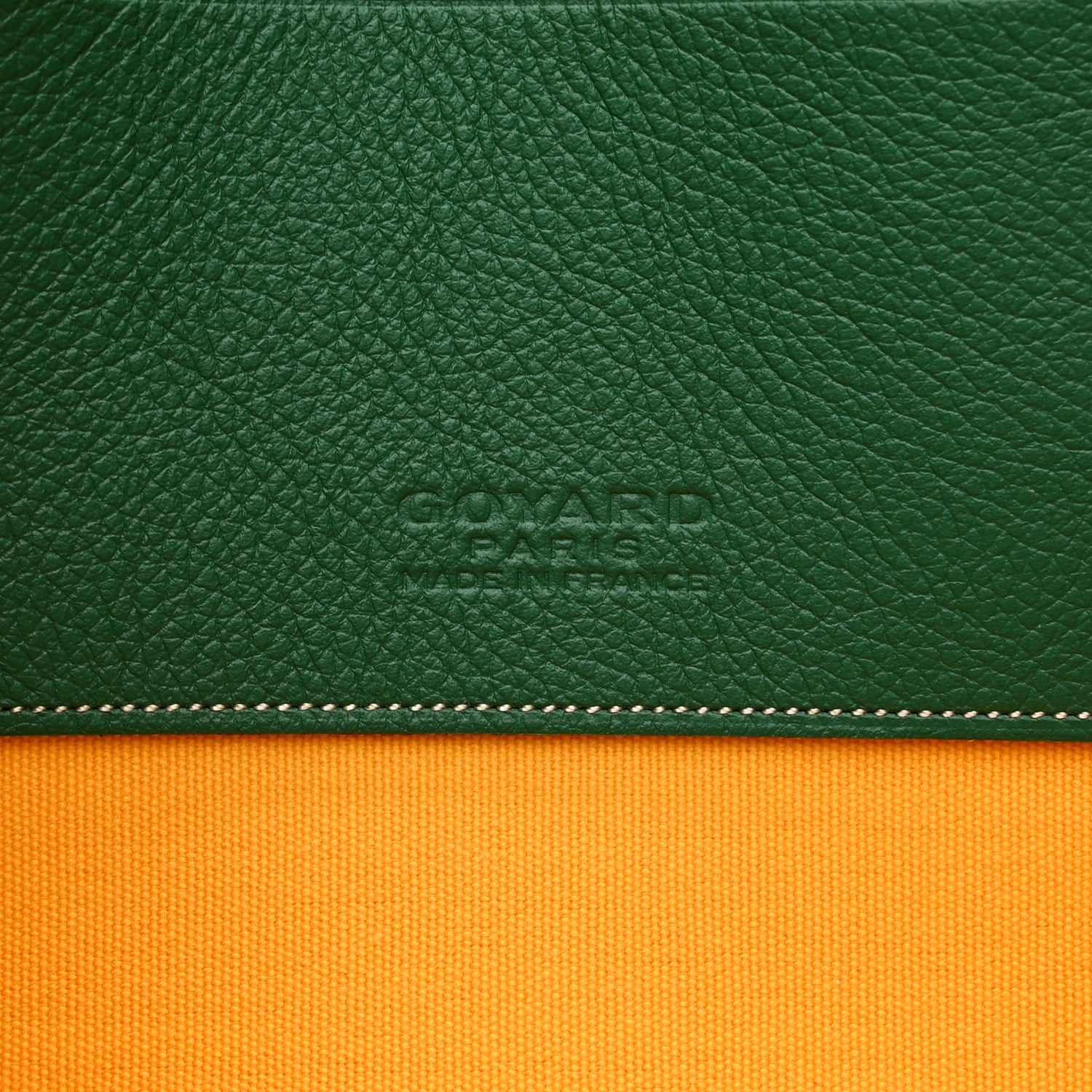 Goyard Goyardine Senat Pochette MM Green 5 of 8