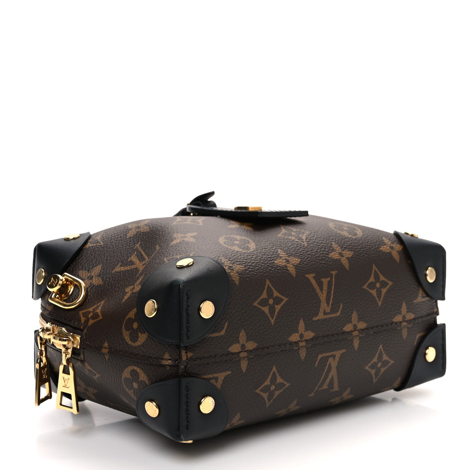 Louis Vuitton Monogram Petite Malle Souple Black 4 of 12