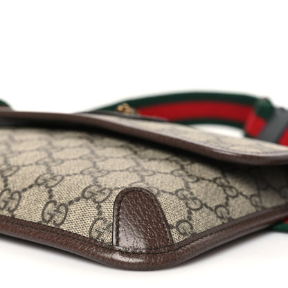Gucci GG Supreme Monogram Neo Vintage Web Belt Bag Brown 10 of 10