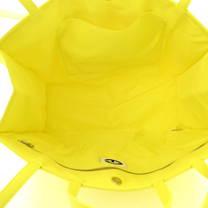 Telfar Vegan Leather Large Shopping Bag Highlighter Yellow 5 of 10