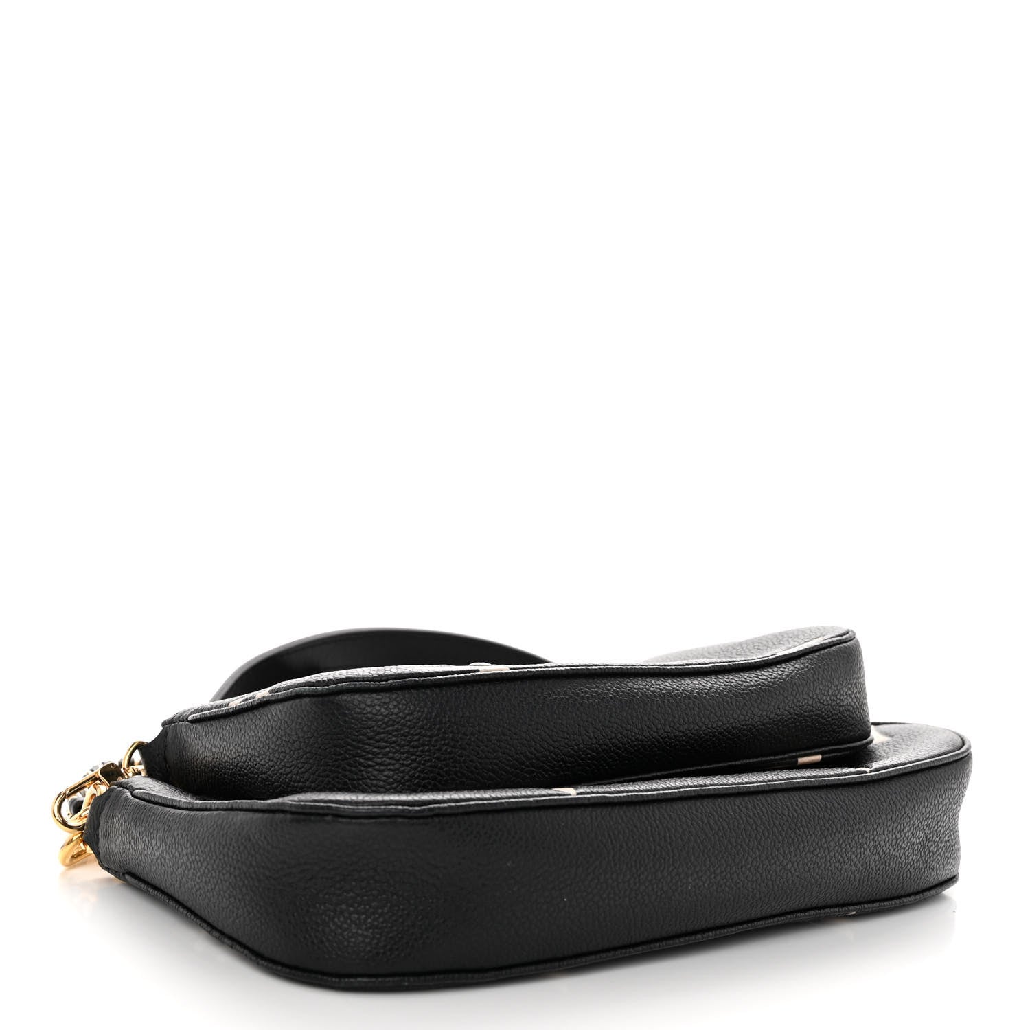 Louis Vuitton Empreinte Monogram Giant Multi Pochette Accessories Black Beige 4 of 10