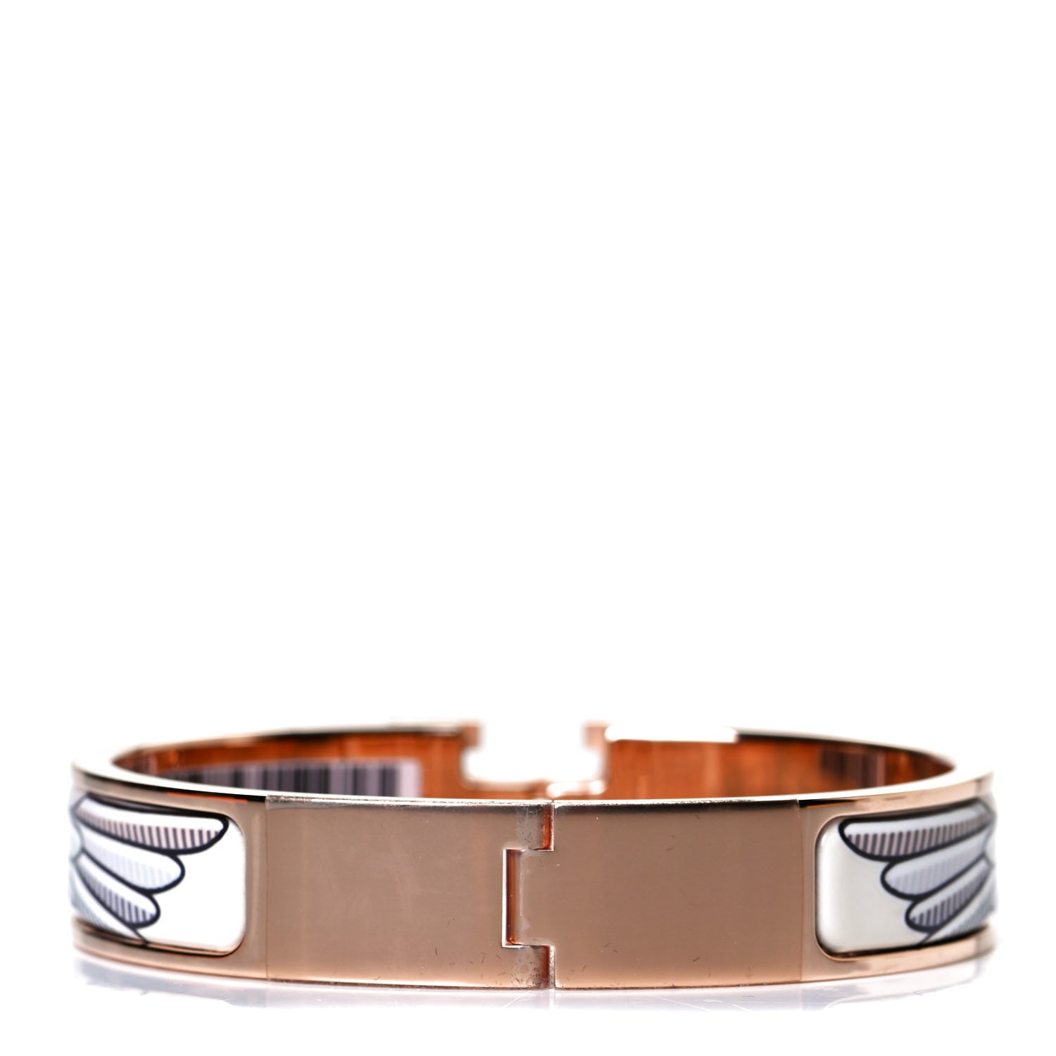 Hermes Enamel Narrow Pegase Pop Clic Clac H Bracelet PM Sable 2 of 5