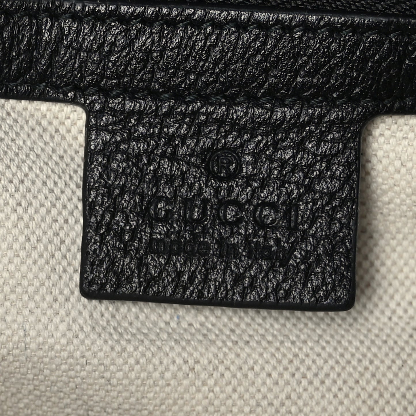 Grained Calfskin Bee Star Vertical Tote Black