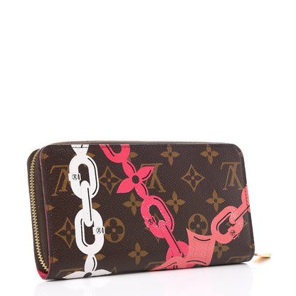 Louis Vuitton Monogram Bay Zippy Wallet Rose Ballerine Poppy 3 of 12