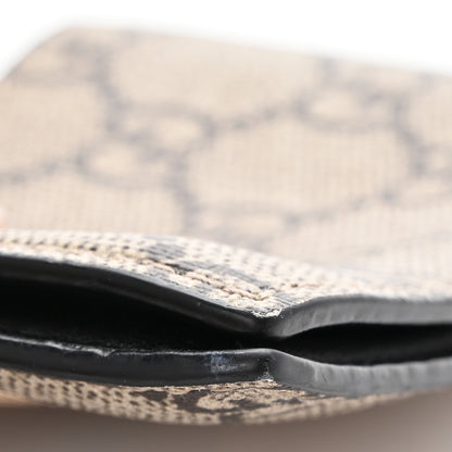 Gucci GG Supreme Monogram Bee Bi-Fold Wallet Beige 9 of 12