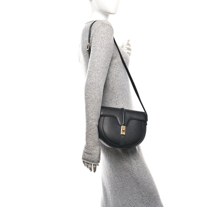 Celine Grained Calfskin Medium Besace 16 Black 2 of 9