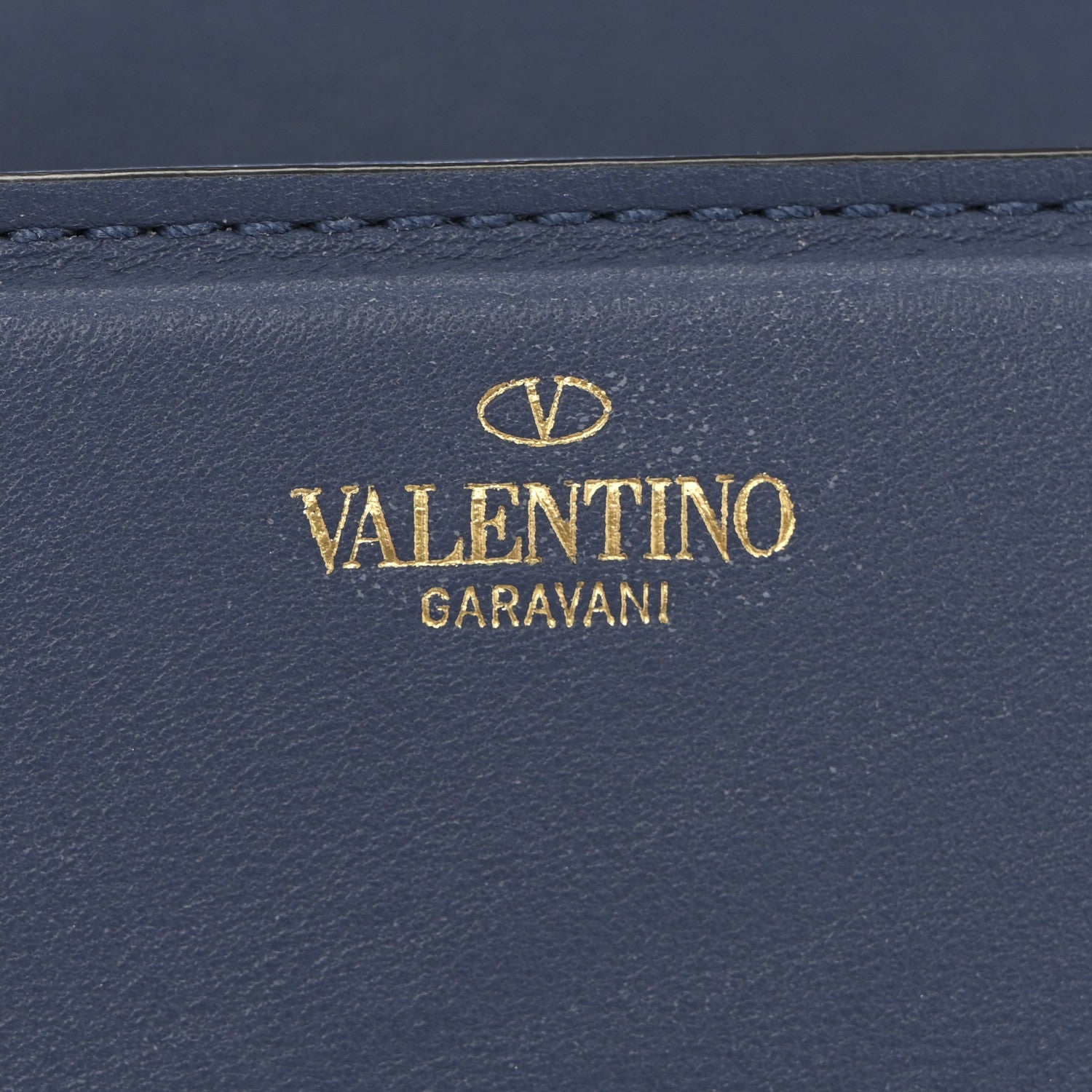 Valentino Garavani Calfskin Vlogo Small Loco Shoulder Bag Blue 6 of 12
