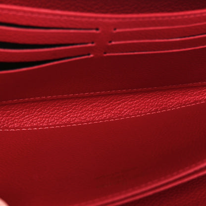 Louis Vuitton Empreinte Zippy Wallet Scarlet 5 of 10