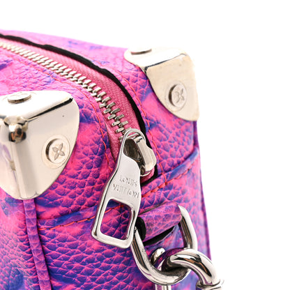 Louis Vuitton Taurillon Illusion Mini Soft Trunk Bleu Rose 12 of 13