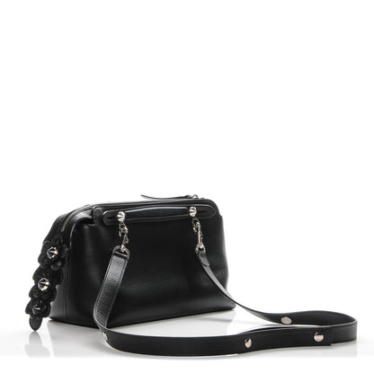 Fendi Vitello Dolce Flowerland Croc Tail Medium By The Way Boston Bag Black 3 of 7