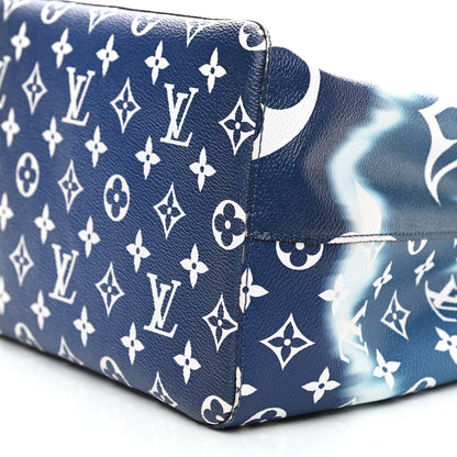 Louis Vuitton Monogram Escale Neonoe MM Blue 9 of 10