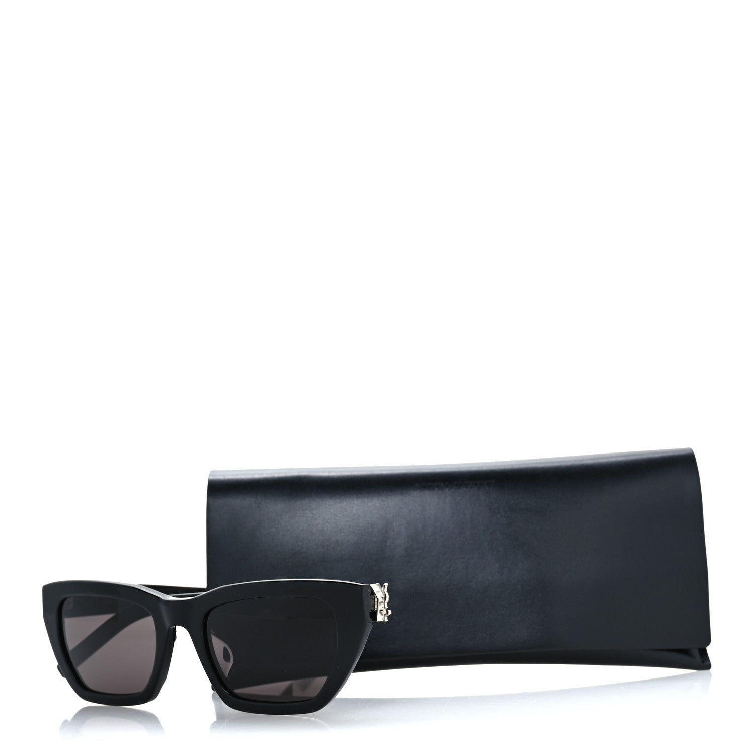 Saint Laurent Acetate SLM127/F Sunglasses Black 8 of 8