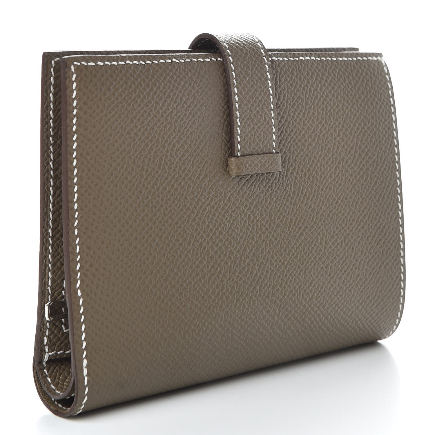 Hermes Epsom Bearn Compact Wallet Etoupe 3 of 7
