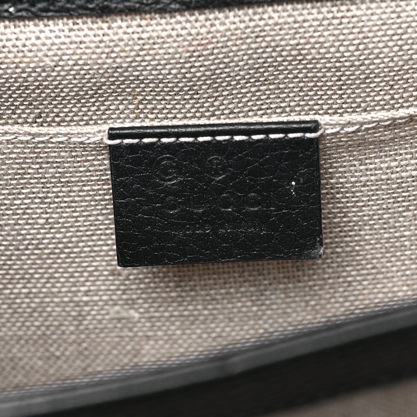 Dollar Calfskin Small Interlocking G Shoulder Bag Black
