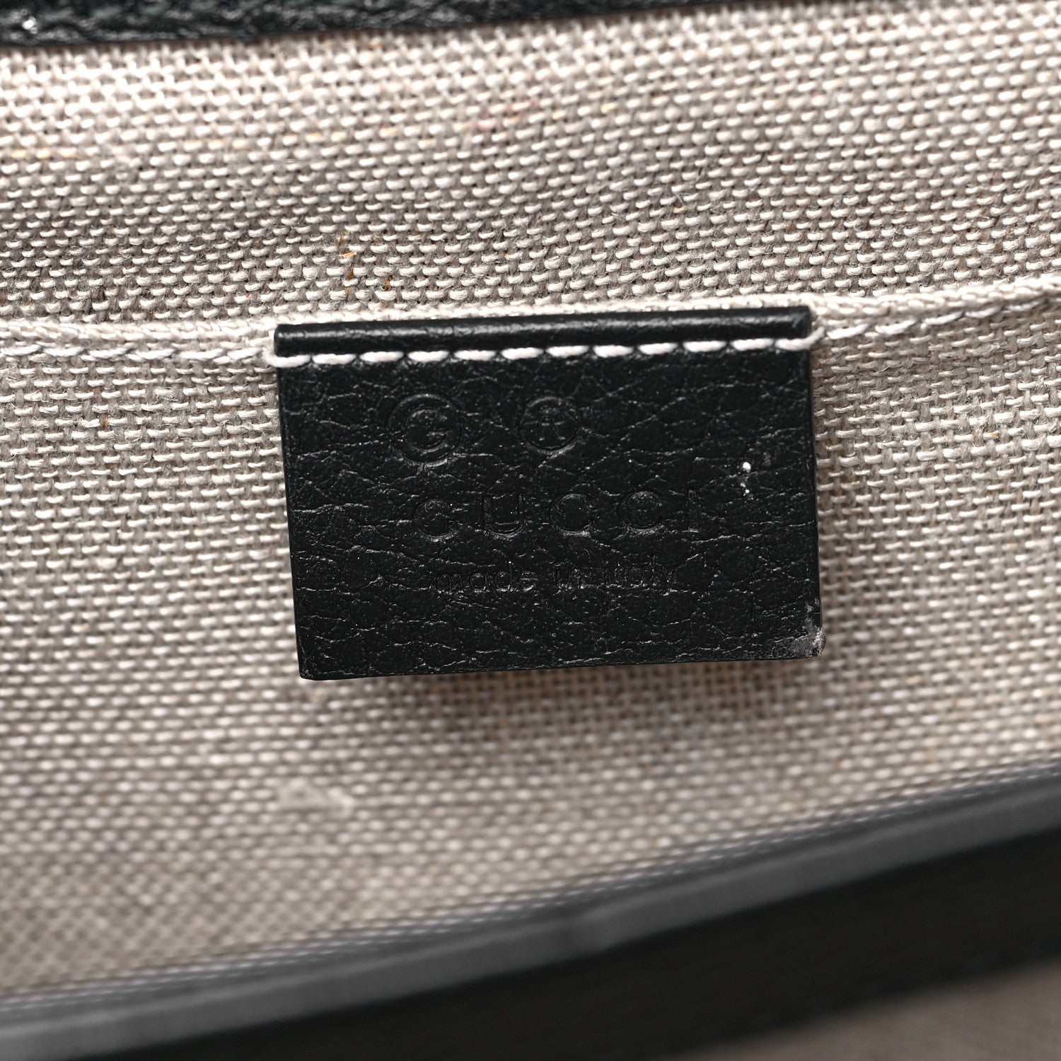 Gucci Dollar Calfskin Small Interlocking G Shoulder Bag Black 6 of 9